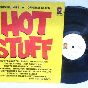 1976 HOT STUFF Record LP Vinyl Record TVLP-76017 Ahed Precision Records Toronto